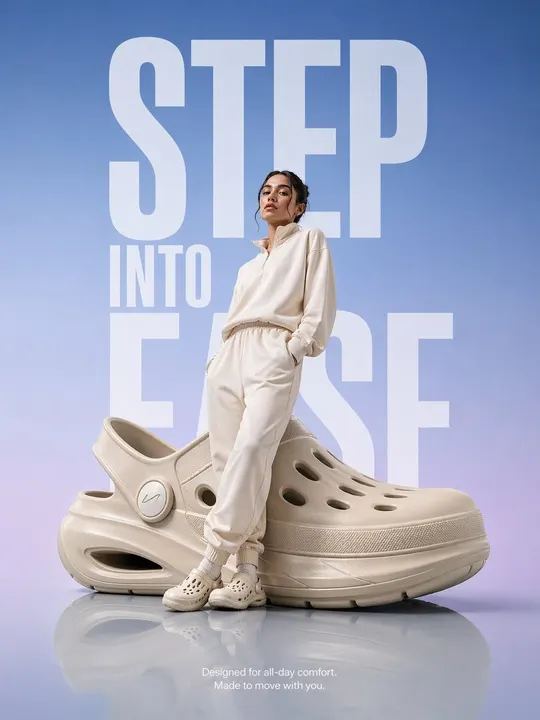 Giant comfort clogs campaign template example