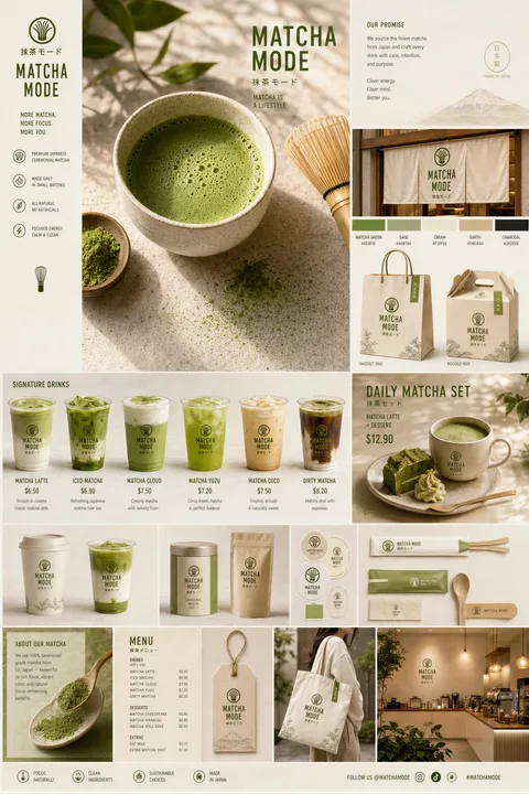 Brand touchpoint board template example
