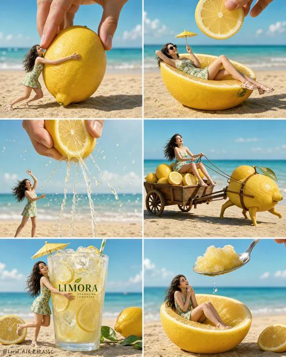 Miniature product campaign template example